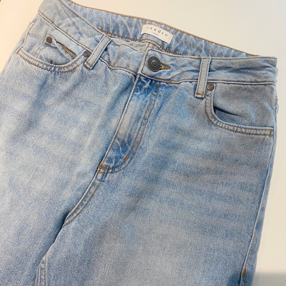 SANDRO High Rise Mom Jeans - Picture 7 of 9